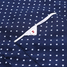 Load image into Gallery viewer, JAYCOSIN men&#39;s autumn casual one-piece dress polka dot slim long-sleeved dress shirt men&#39;s blue and white printed shirt